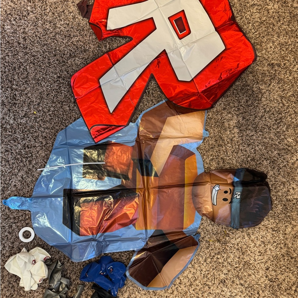 Red and Blue Inflatable Roblox
